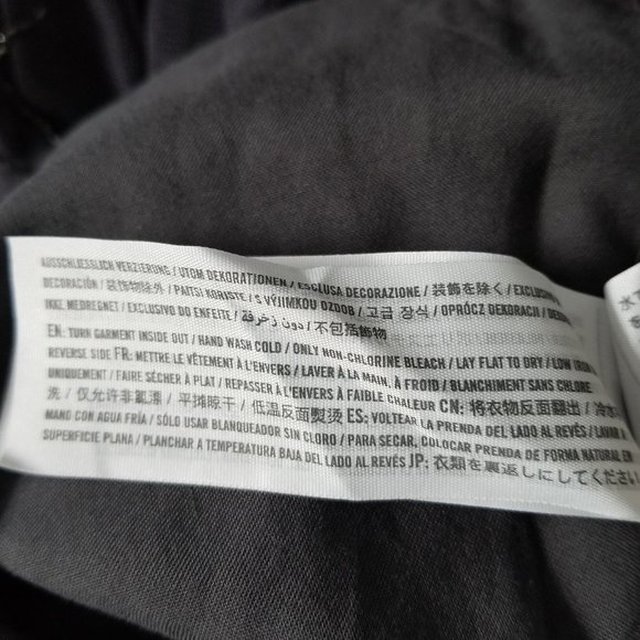 A&F Sheer Slate Beaded Mini Dress | M - Picture 6 of 6